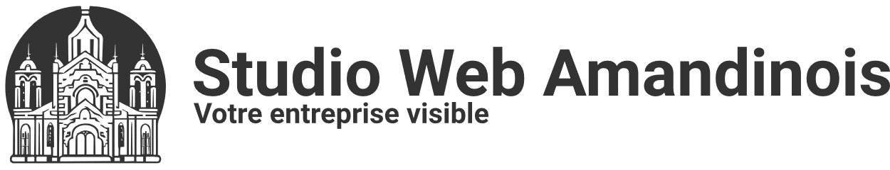 logo sombre agence web studio web amandinois