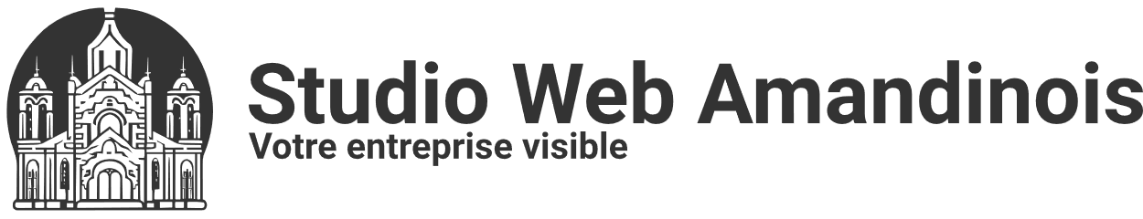 logo sombre agence web studio web amandinois