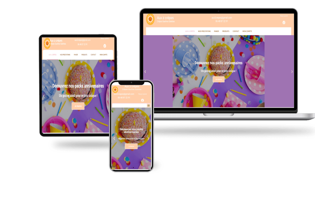 Guide complet du design responsive : Assurez-vous que votre site brille sur tous les appareils 1 design responsive vue d'un site sur portable PC et tablette