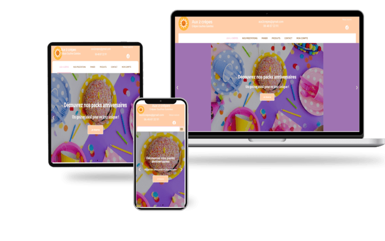 Guide complet du design responsive : Assurez-vous que votre site brille sur tous les appareils 1 design responsive vue d'un site sur portable PC et tablette