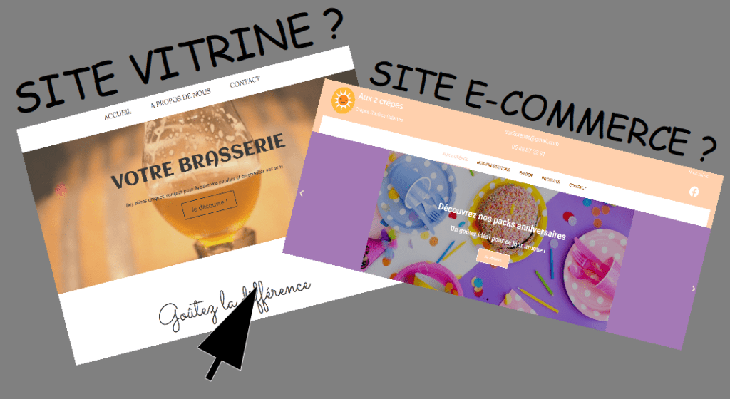 Comparaison de sites web : site vitrine vs site e-commerce 9 site vitrine vs site e-commerce